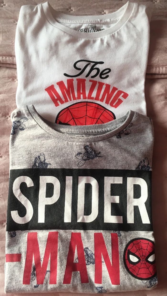 2 T shirts  pyjamas Spiderman 4/6 ans - photo numéro 5