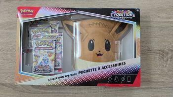 Pokémon coffret Pochette à Accessoires Evolie 8.5 Évolution prismatique NEUF