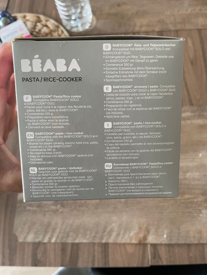 Pasta et rice cooker babycook - photo numéro 2