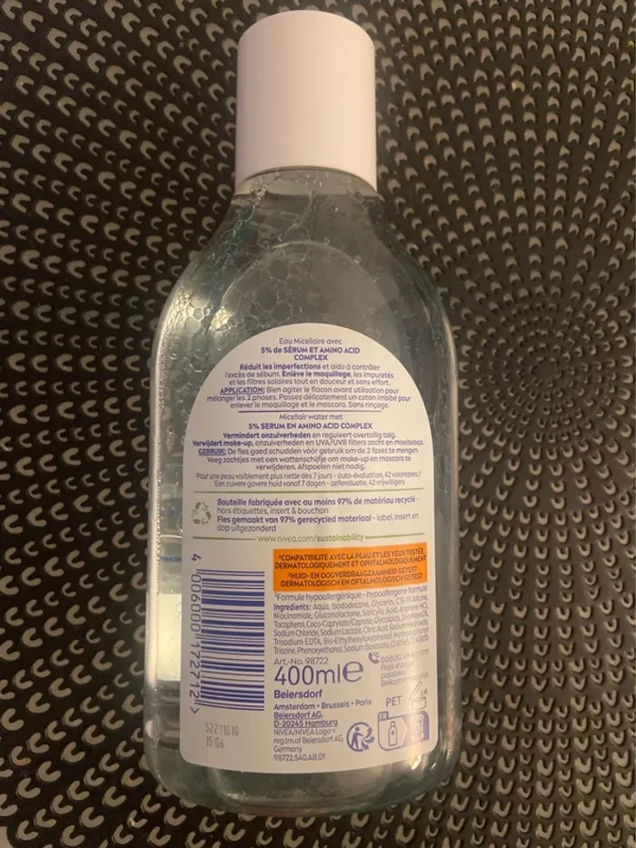 Eau micellaire Nivea - photo numéro 2
