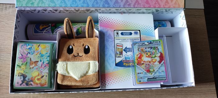 Coffret super premium SPC Pokémon EV8.5 sans booster - tapis + sleeve + range-deck + carte promo ( Évolution Prismatique EV08.5 )