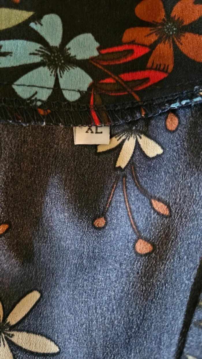 Robe longue fluide fleurie - photo numéro 5