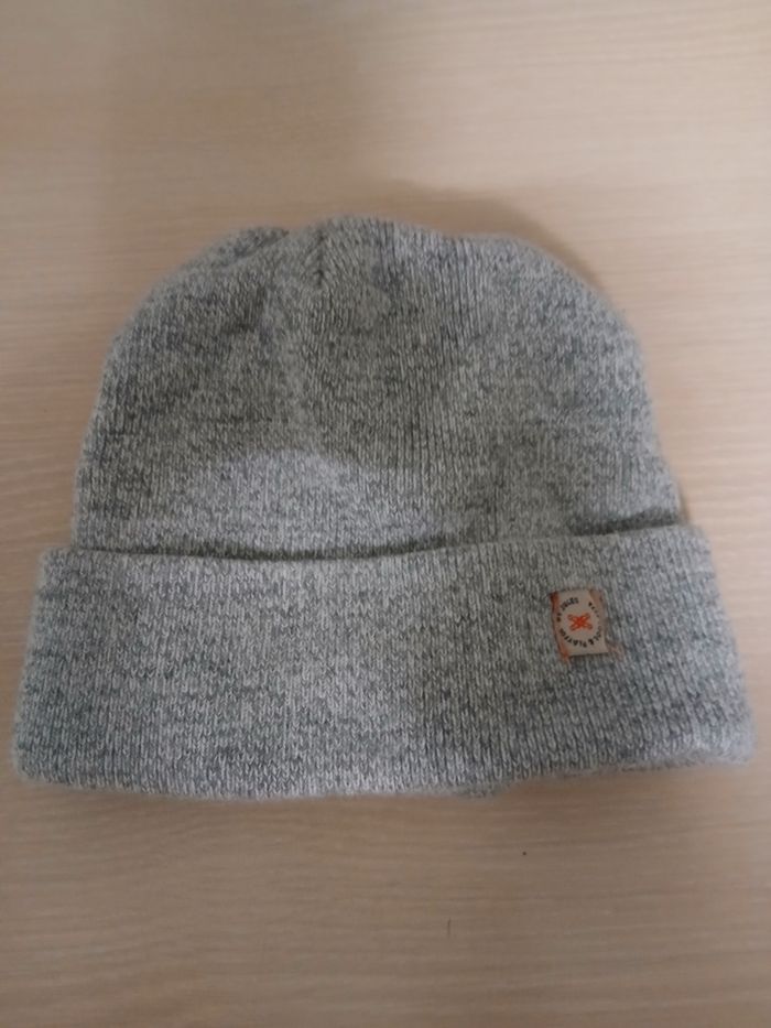 Bonnet garcon en coton taille 4/6 ans marque jules couleur gris - photo numéro 2