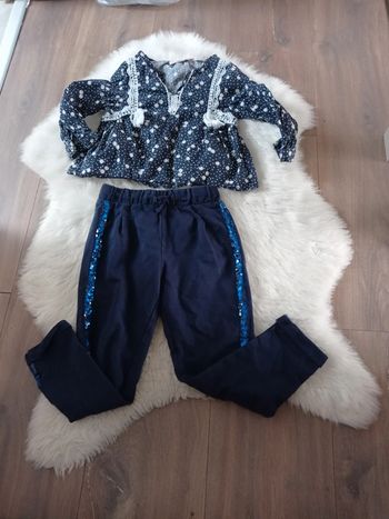 Lot fille Lili marelle + jegging  OVS 3/4 ans
