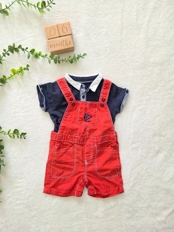 Ensemble salopette short