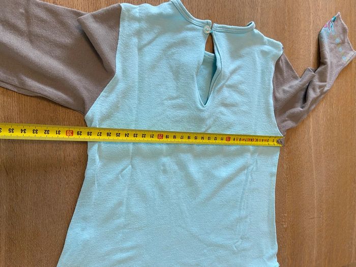 Ensemble jupe et top Catimini turquoise et taupe taille six ans - photo numéro 18