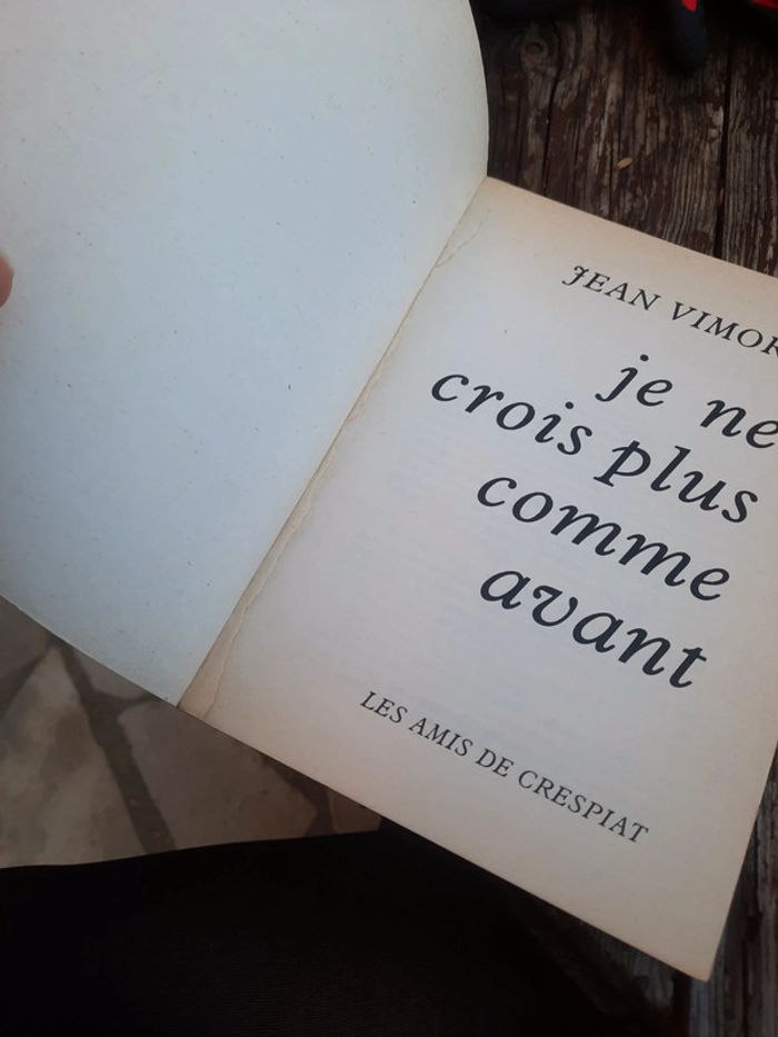 Livre les amis de crespiat je ne crois plus comme avant - photo numéro 7
