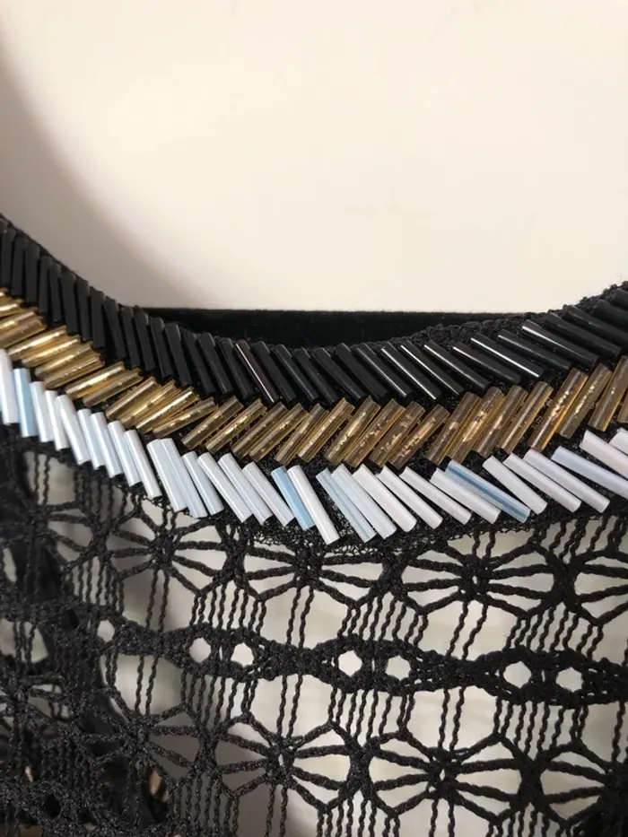 Robe Sinéquanone noire en dentelle taille S - photo numéro 11