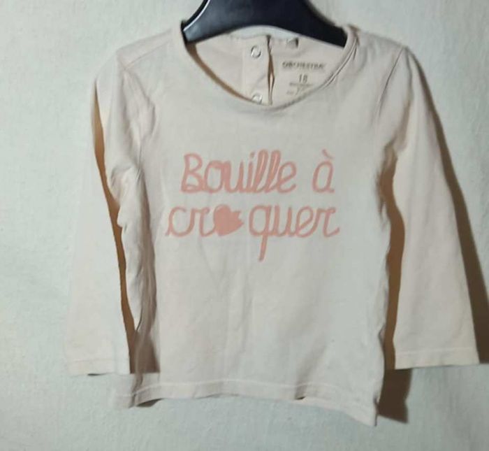 lot de 2 tee shirts roses Orchestra - photo numéro 3