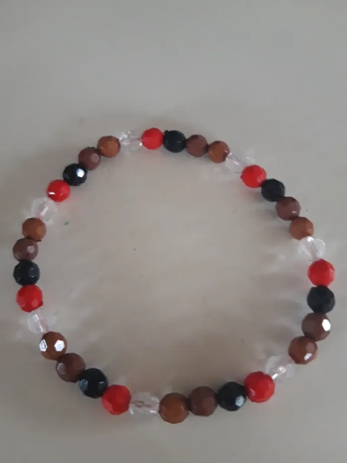 Joli bracelet perles multicolores - photo numéro 2