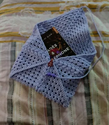 Pochette livre Broché violet neuf