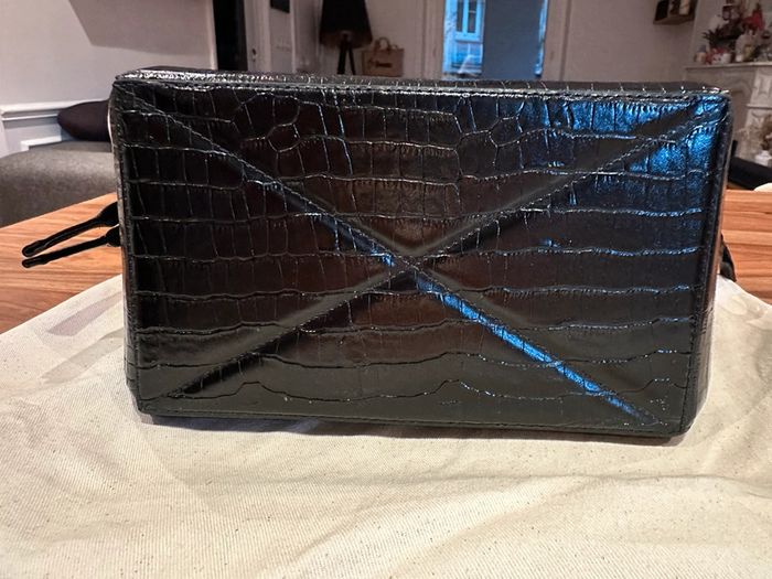 Sac à main en cuir effet croco Ami Paris neuf - photo numéro 5