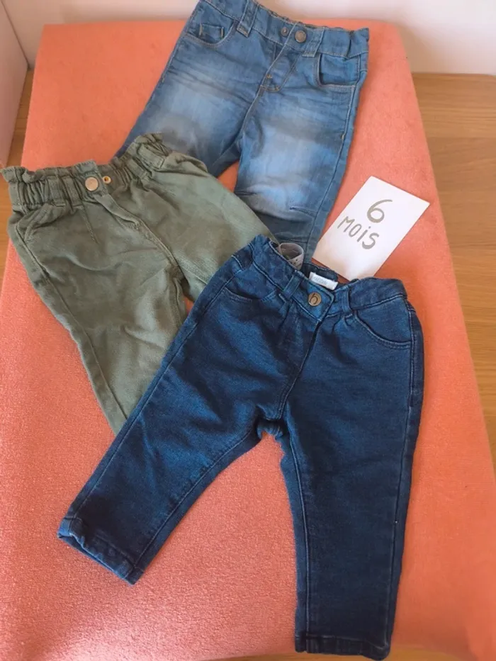 Lot de pantalons 6 mois