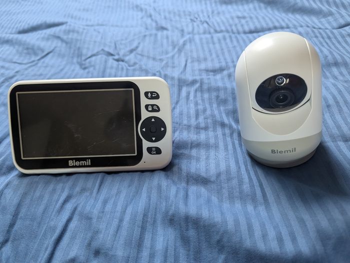 Babyphone Caméra Moniteur vidéo pour bébé avec caméra et Audio avec Batterie 30 Heures, 5" Blemil - photo numéro 5