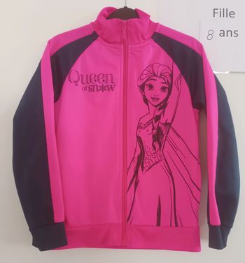 Ensemble veste + jogging reine des neiges Disney 8 ans