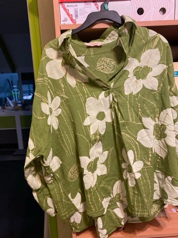 Chemisier à fleurs  large