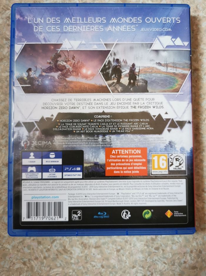 Horizon zero dawn complete edition ps4 - photo numéro 3