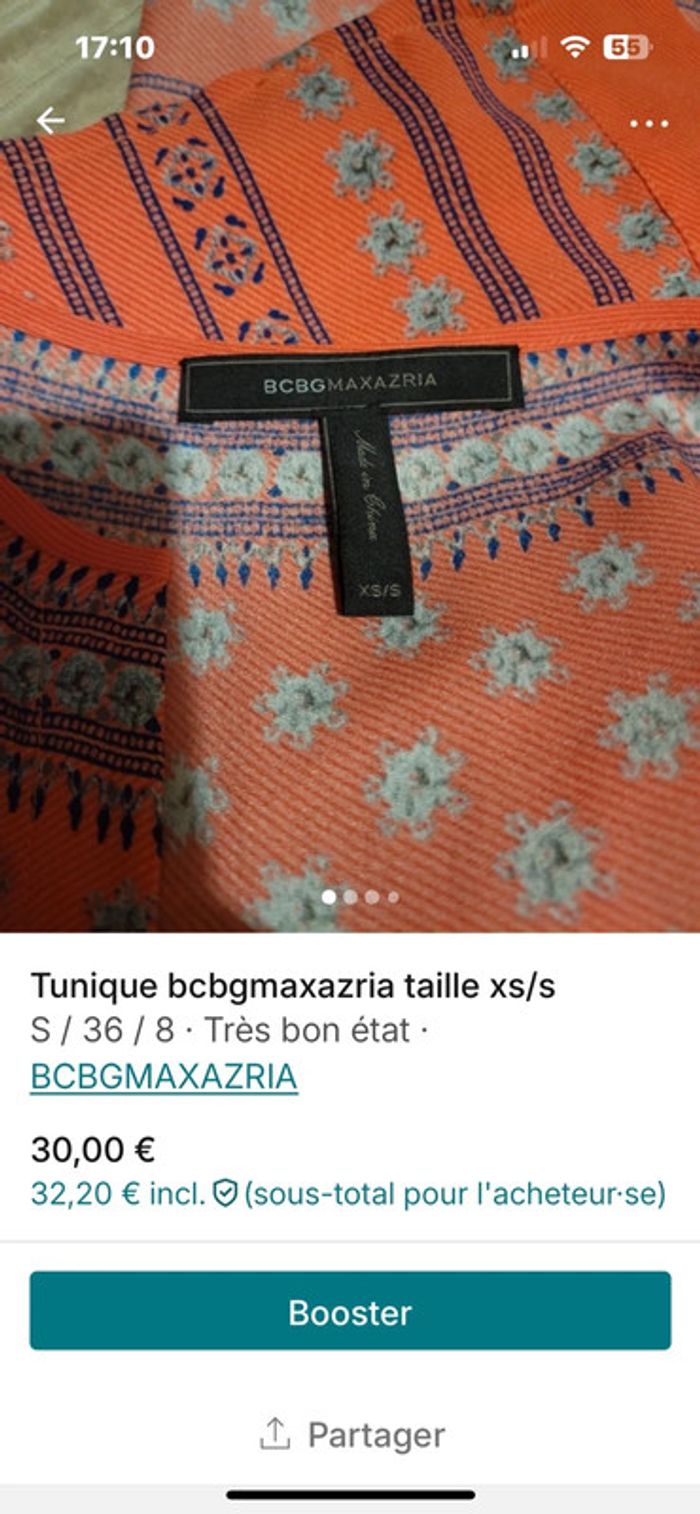 Robe longue bcbgmaxazria taille s - photo numéro 5