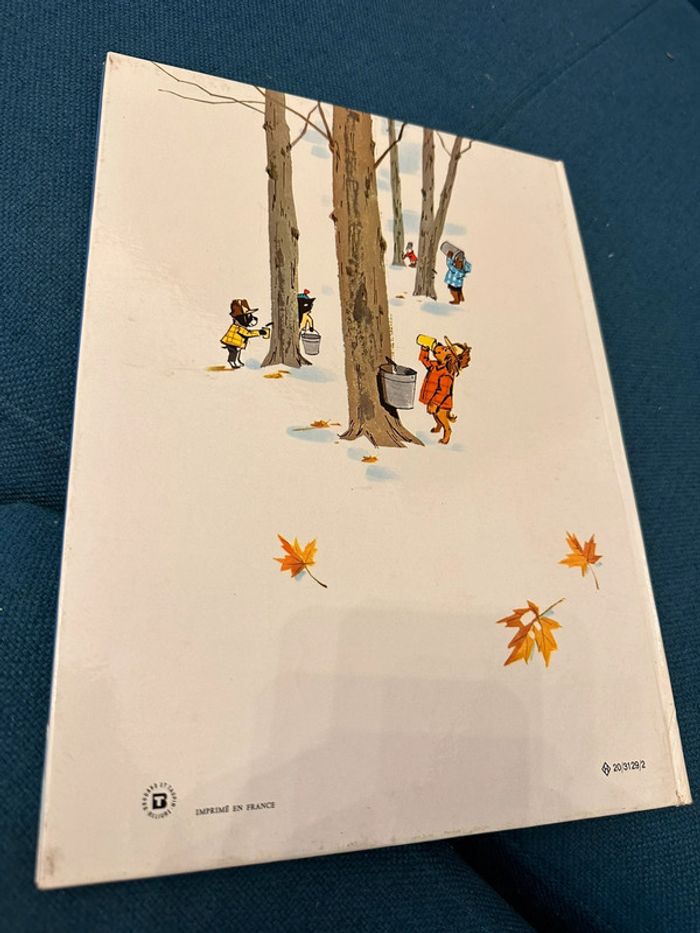 Livre rare ancien Caroline au Canada Pierre Probst Grands albums Hachette bleu - photo numéro 2