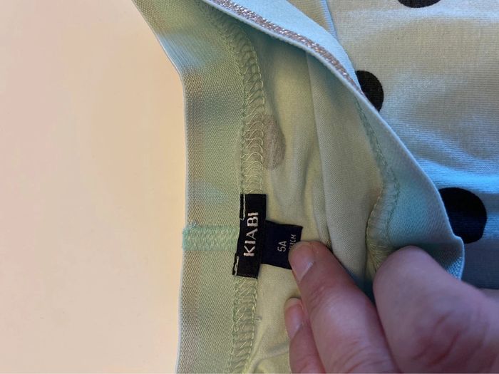 Jupe bleu pois 5 ans - photo numéro 2