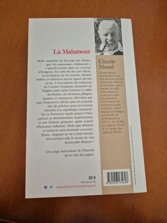 Livre la malamour de Claude mosse - photo numéro 2