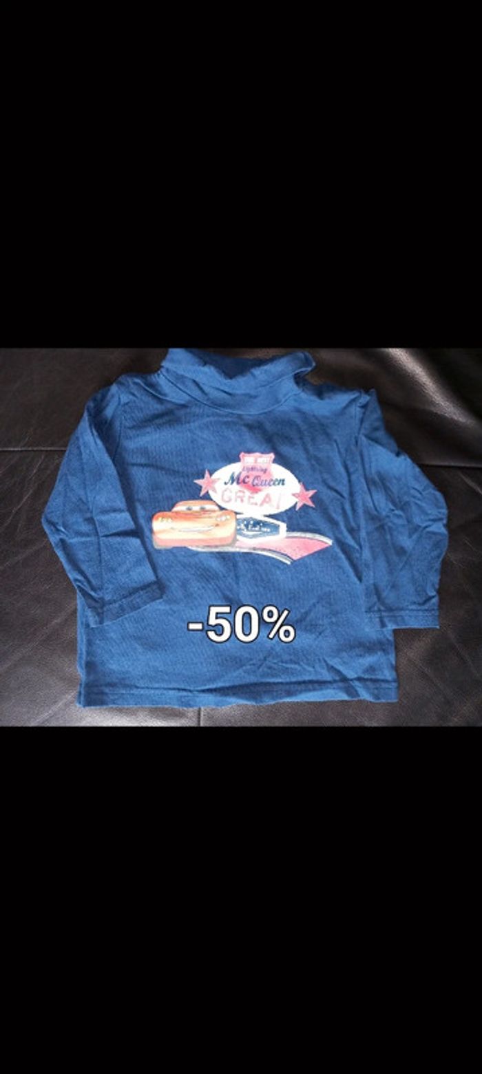 Tee-shirt manches longues cars 23 mois