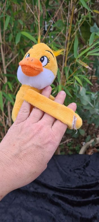 petit caneton a accrocher il a des scratchs