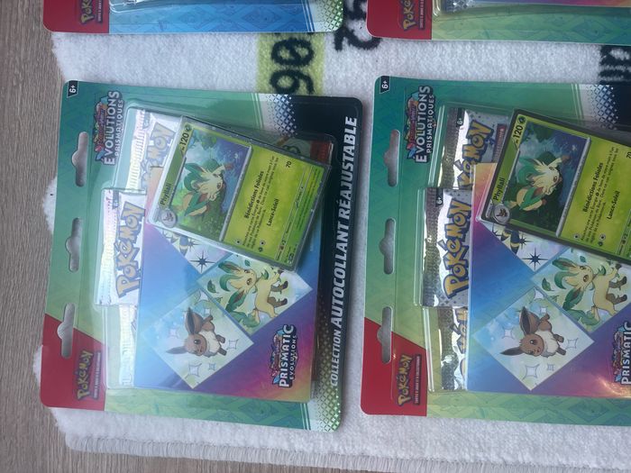 TRIPACK x6 Pokemon évaluation prismatique 8.5 + boite - photo numéro 3