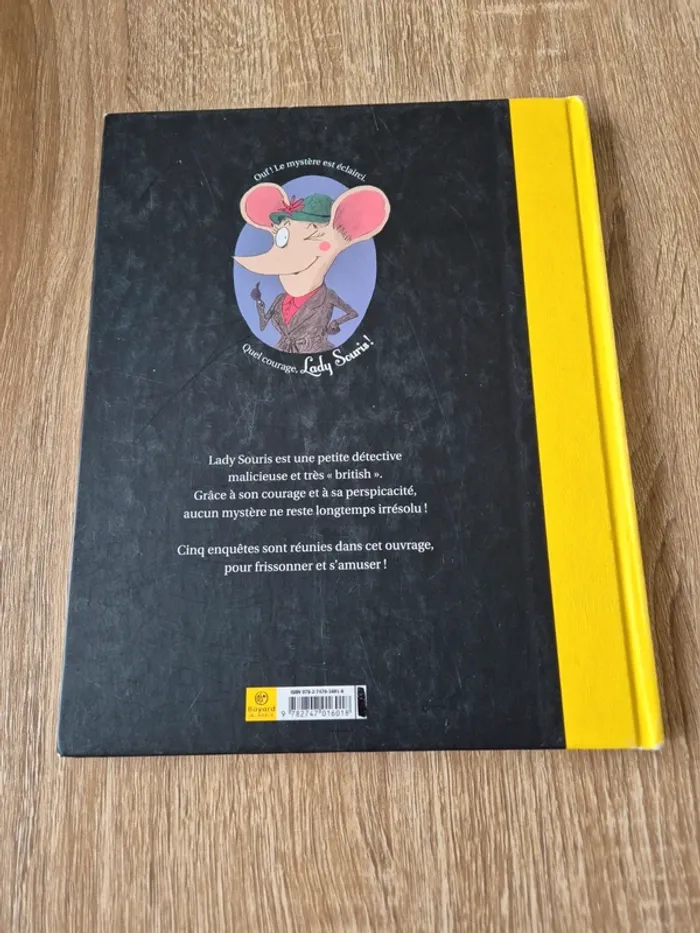 Livre les enquêtes de Lady souris Gwenaelle Boulet - photo numéro 2