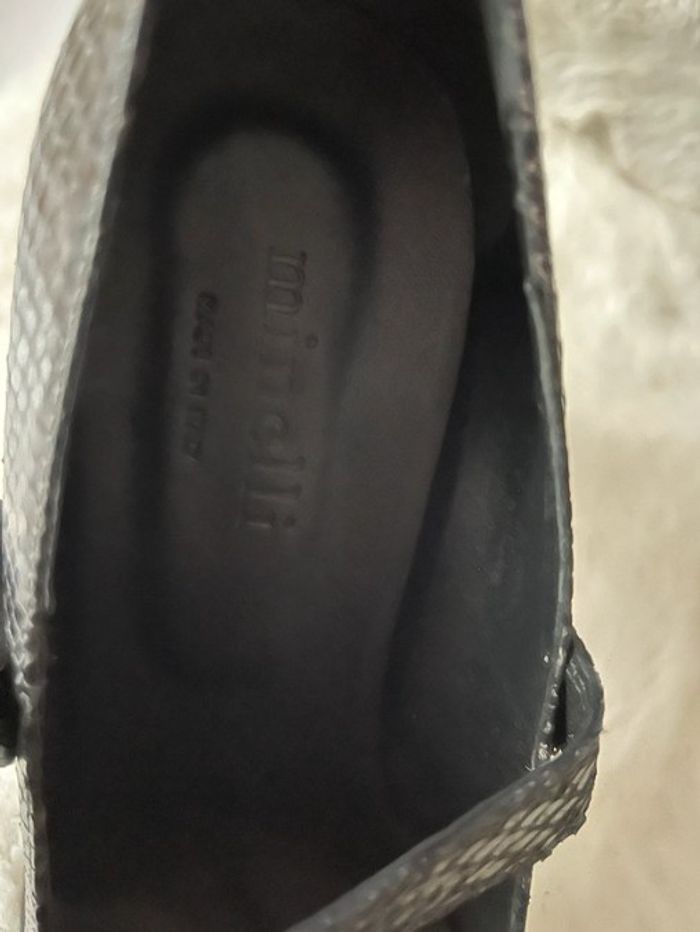 Escarpins noires avec brides en cuir Philippine Minelli 38 Talons 9 cm - photo numéro 9