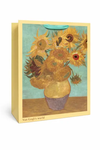 Sac cadeau Mikirei Les Tournesols Van Gogh 32 x 42 x 11,5 cm Neuf