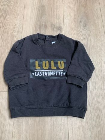 Sweat-shirt  noir 