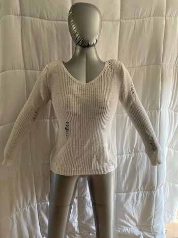 Autres pull-over & sweat-shirts sans marque crème taille M