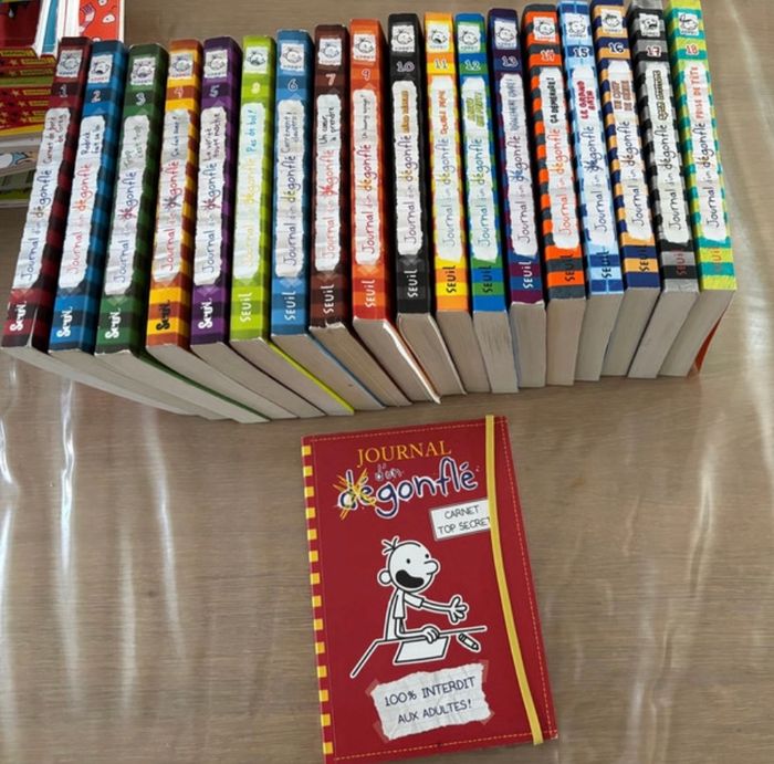 Lot de 18 tomes le journal d’un dégonflé et le carnet top secret - photo numéro 3
