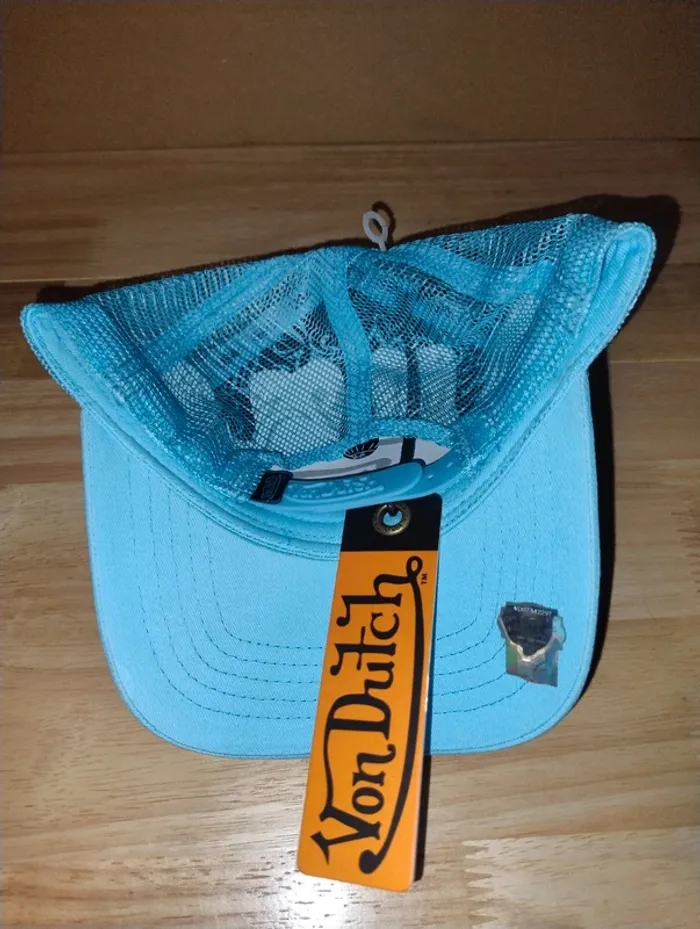 Von dutch casquette taille unique bleue et noire - photo numéro 4