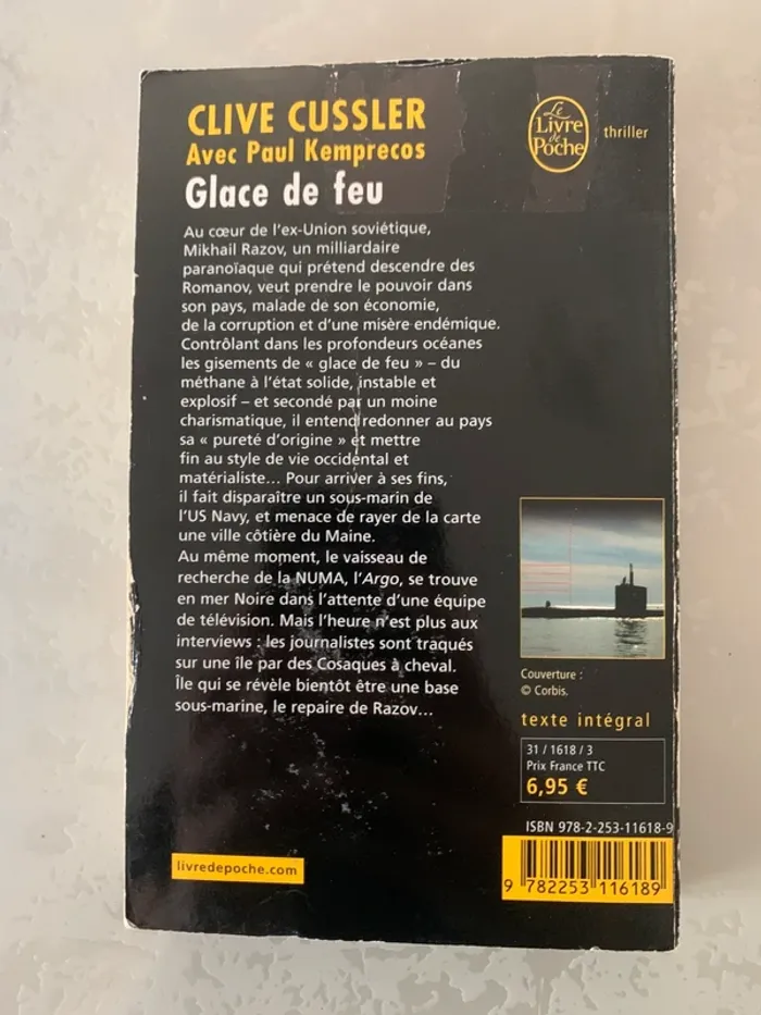 Glace de feu - Clive Cussler - Thriller - photo numéro 2