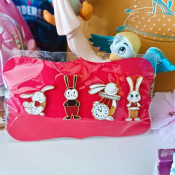 Pins Disney set lapins zootopia oswald alice au pays des merveilles bambi Judy hopps fantasy