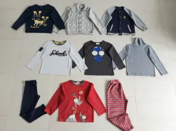 Lors n°2: 8 vêtements garçon 6 ans SM, Zara neufs