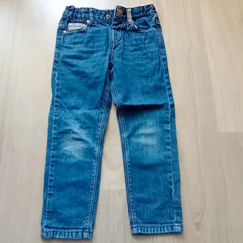 Pantalon jeans slim denim fille 3-4 ans