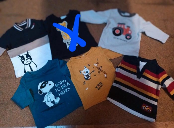 Lot 6 tshirts 3mois