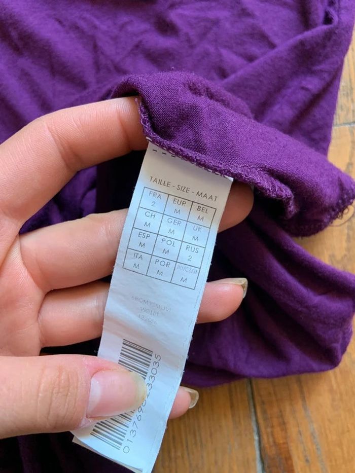 Blouse violette mim taille 38 m - photo numéro 6