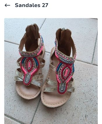 sandales 27