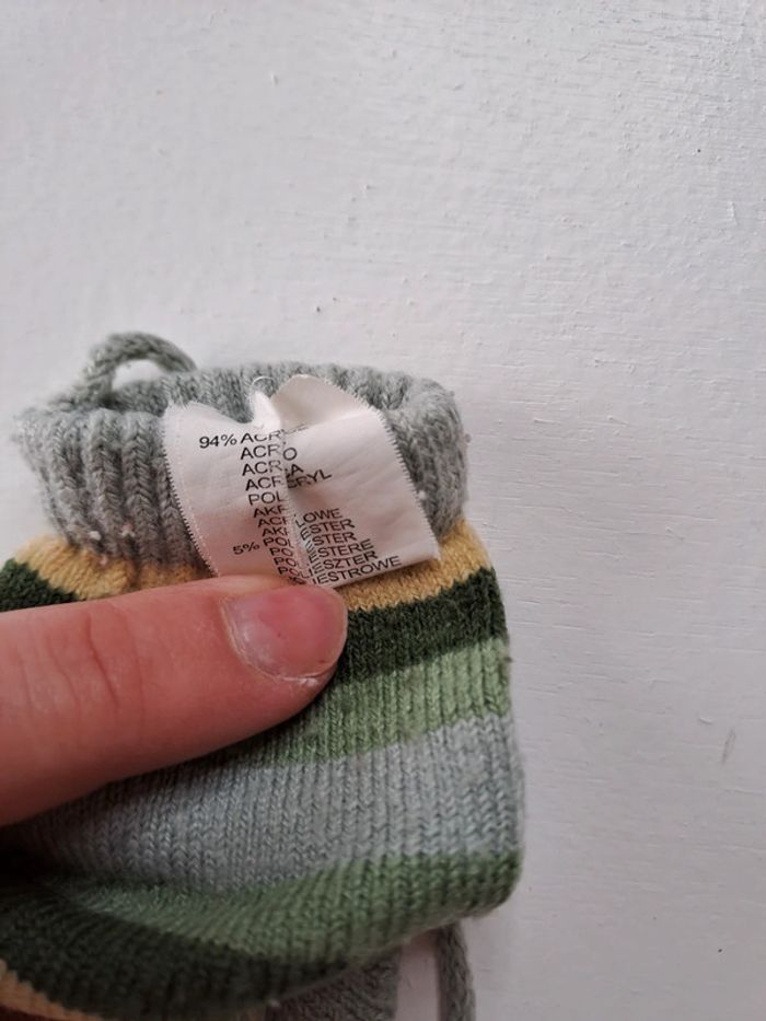 Gants rayé naissance - photo numéro 2