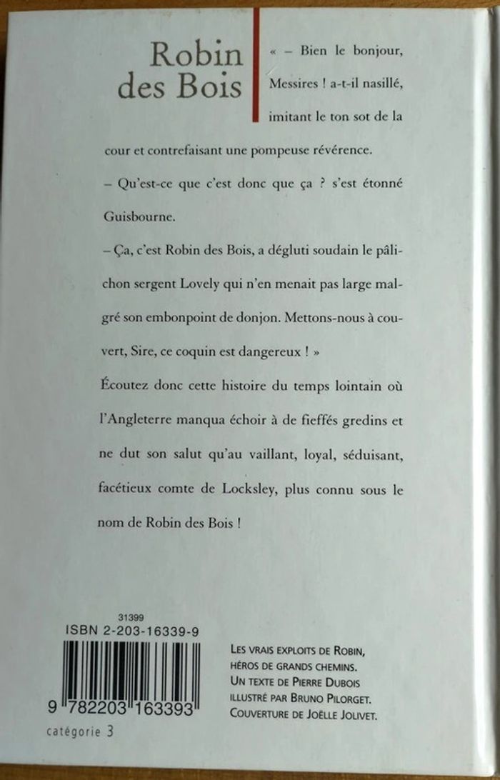 Livre Robin des Bois - photo numéro 2