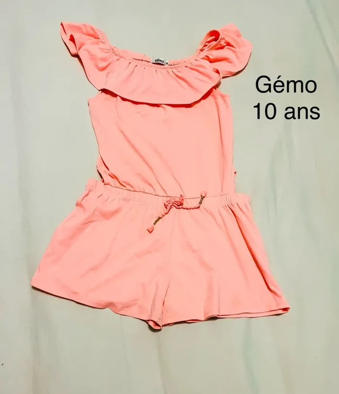 Combinaison short Gémo 10 ans
