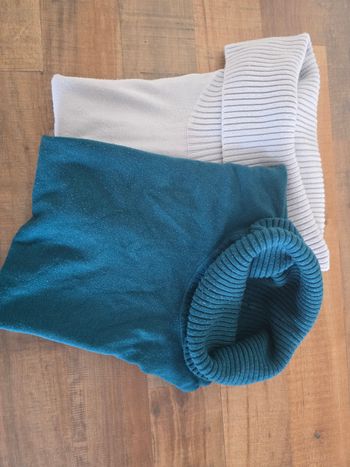 LOT de 2 Pulls Col Roulé / Montant – Parfaits pour l'Hiver