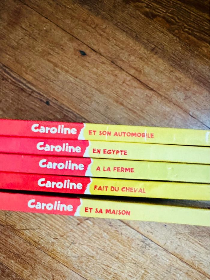 Lot de 5 albums Caroline livres couleurs bd Pierre Probst état satisfaisant - photo numéro 3