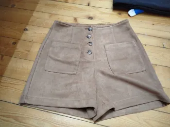 Short effet velours