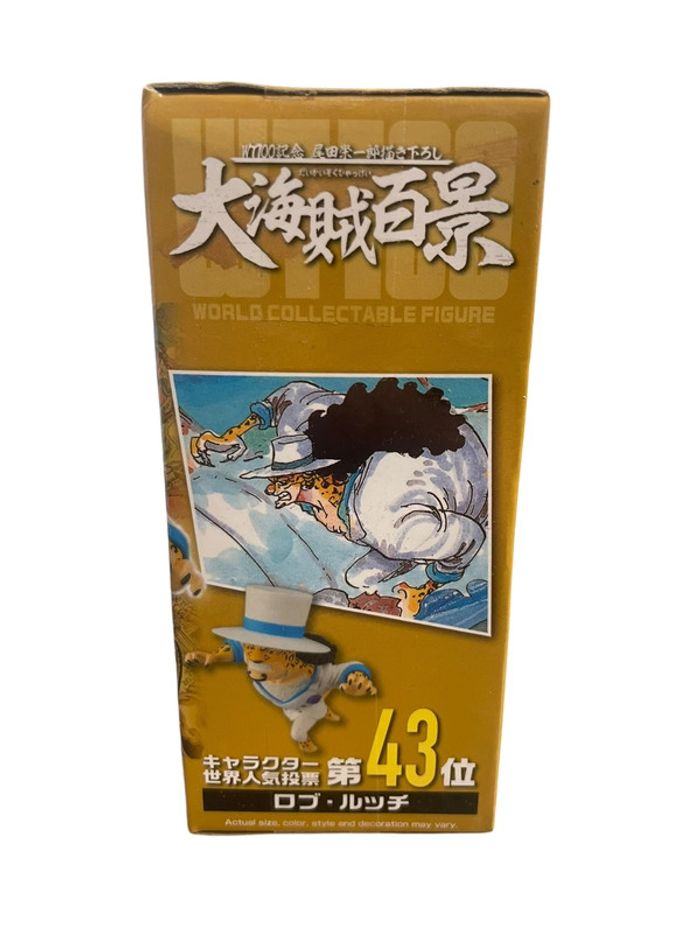 Figurine de collection One Piece World WCF WT 100 Vol 6 numéro 34 Rob Lucci Banpresto Bandai neuf - photo numéro 2