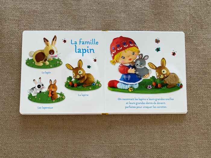 Livre L'imagerie à toucher des Bébés LA FERME Fleurus - photo numéro 4